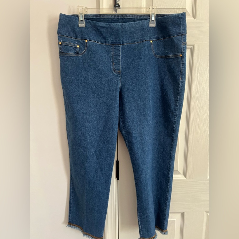 Women's Blue Jeans Ruby Road pull on 18W